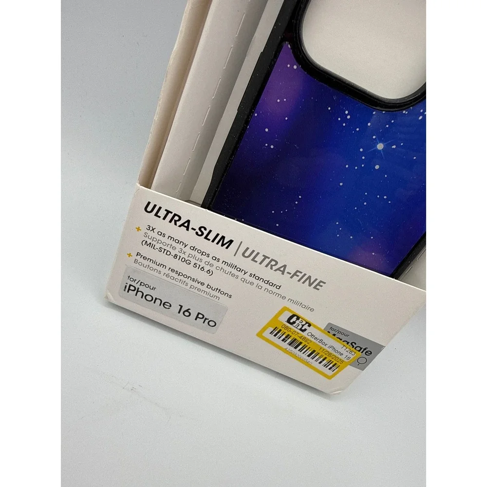 OtterBox Symmetry iPhone 16 Pro Case Blue Purple NIB MagSafe Celestial Stardust